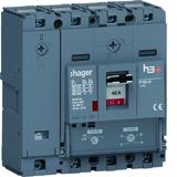 MCCB Wyłącznik mocy h3+ P160 4P 40A 25kA TM HHS041DC HAGER