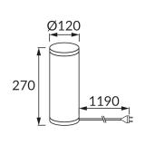Lampka stołowa ZYTA FOOT E14 CAT