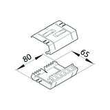 tehalit.BRS Łącznik podstawy 65x130 BRS651309 HAGER