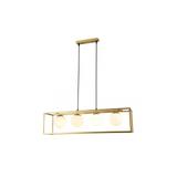 OPRAWA SUFITOWA AVELIN 3, 2287, AC220-240V, 50/60Hz, 4*E27, IP20, 80cmX20cmX20cm, POTRÓJNA, ZŁOTA