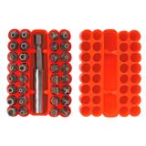 Końcówki wkrętakowe z uchwytem, zestaw 33 szt.