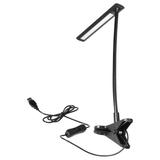 TERI LED lampka biurkowa z klipsem 5W 260lm 4000K czarna