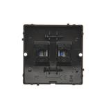 Simon BASIC WMUK-0520F2-Y011 Gniazdo komputerowe RJ45 podwójne kategoria 5e (moduł). Montaż gniazda BMF52.02/49 KONTAKT