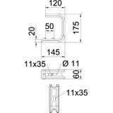 TPDG/145, UCHWYT SCIENNY I SUFITOWY