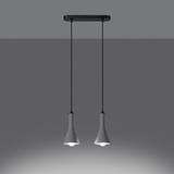 Sollux Lampa wisząca REA 2 beton SL.1224