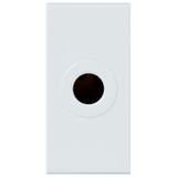 MOSAIC WYJŚCIE KABLA 8MM - 1 MODUŁ BIAŁE, Legrand