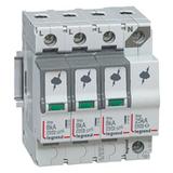OGRANICZNIK PRZEPIĘĆ T1+T2 8/50 3P+N, Legrand