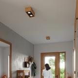 Sollux Plafon QUATRO 1 naturalne drewno SL.0915