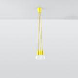 Sollux Lampa wisząca DIEGO 3 żółta SL.0579
