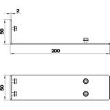 OKB V 250, Łącznik dla kanału OKB z listwą szczotkową