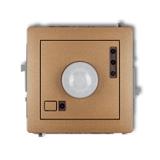 DECO Mechanizm elektronicznego czujnika ruchu złoty metalik