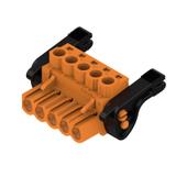 BLZP 5.00HC/05/180LR SN OR BX Wtyk PCB (złącze wiązki), 5.00 mm, Liczba biegunów: 5, Przyłącze z jarzmem /48szt./ 1956340000 WEIDMÜLLER