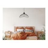 OPRAWA SUFITOWA RETO 2, 4151, AC220-240V, 50/60Hz, 1*E27, IP20, ŚREDNICA 50 cm, POJEDYNCZA, CZARNA