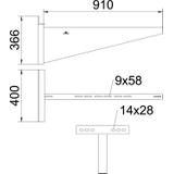 AWSS/91, WSPORNIK ŚCIEN.WYK.ĆIĘŻ.910 FT