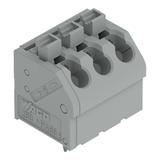 listwa zaciskowa do pł. drukowanych 3-bieg. szara raster 5 mm /70szt./ WAGO
