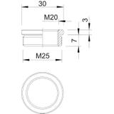 167 M, REDUKCJE M25-M20 MS/NIKL.