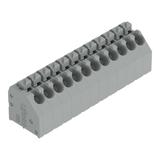 listwa zaciskowa do pł. drukowanych 12-bieg. szara raster 3,5 mm /25szt./ WAGO