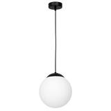Milagro lampa wisząca Lima E14 czarno/biała MLP6522