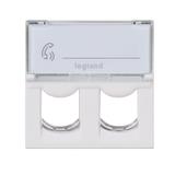 Mosaic Adapter Do Złączy Podwójnych Systimax Biały 078603 LEGRAND