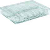 Paski opisowe do zacisków szeregowych (0-9) zestaw 6000szt. KWL001 HAGER