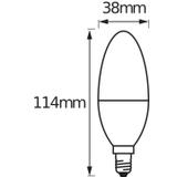 Lampa LED SMART+ ZB CL B Frosted TW 40 yes 4,9W/ E14