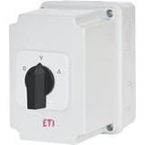 CS 25 12 PN1 - Przełacznik 0-gwiazda-trójkąt w obudowie