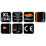 Spodnie robocze HD Slim, odpinane kieszenie, rozmiar XL