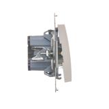 Simon 54 Łącznik dwubiegunowy 16A z. śrub. biały