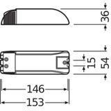 Statecznik elektroniczny do żarówek halogenowych HTM 150/230-240