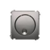 Simon Basic Ściemniacz naciskowo-obrotowy 20–500 W 230V stal inox