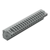 MCS-MIDI Classic gniazdo kątowe 20-bieg. szare raster 5 mm /10szt./ WAGO