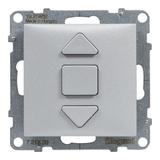 Suno Łącznik Rolet - 6 Ax - 250V - 3 Pozycyjny: Góra Dół Stop - Bezpośrednie Sterowanie Roletami Aluminium 721339 LEGRAND
