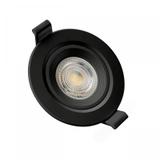 FIALE CORE FLAT GU10 OCZKO GU10 IP20 FI90X26MM CZARNY OKRĄGŁA RUCHOMA