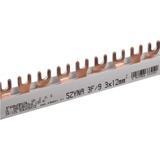 Szyna prądowa trójtorowa S-9 3F, 63A 12 mm2