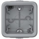 PLEXO55 PUSZKA NATYKOWA POJEDYNCZA SZARA 1WE/1WY, Legrand