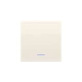 Simon 10 Klawisz pojedynczy z oczkiem do łączników / przycisków z podświetleniem krem