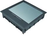 tehalit.VE-EE Pokrywa uchylna VQ12 244x244 wykładzina 12mm czarny PA VQ12129005 HAGER