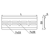 Blacha zakończeniowa BZK/BZKO100 E90