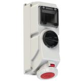 GN.Z WYL.I SZYNA IP67 32A5P Z BLOK.MECH.I SZYNA DIN 5M