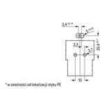 WINSTA wtyk 3-torowy czarny