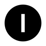 M22-XD-S-X1 Soczewka do przycisku 22mm płaska czarna z opisem /I/ 218166 EATON