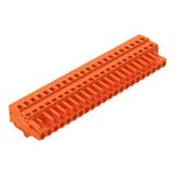 MCS-MIDI Classic gniazdo 22-bieg. pomarańczowe raster 5,08 mm /10szt./ WAGO