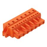 MCS-MIDI Classic gniazdo 7-bieg. pomarańczowe raster 7,62 mm /25szt./ WAGO