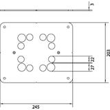 tehalit.VE-EE Płyta poziomująca do UDKQ06x; UDBDQ06
