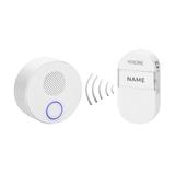 Dzwonek bezprzewodowy SONUS AC sieciowy przycisk bezbateryjny learning system 38 dźwięków 100m DB-2