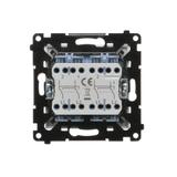 Simon 55 Łącznik krzyżowy podwójny bez piktogramu szybkozłączka Aluminium mat TW7/2.01/X/143 KONTAKT