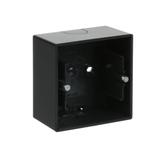 FUTURE Adapter nadtynkowy 1-krotny czarny matowy