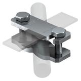 250/A, ŁĄCZNIK KRZYŻOWY KRÓTKI STAL.ŻÓŁ