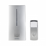 DZWONEK BEZPRZEWODOWY BATERYJNY BRILLO Z SYGN. OPTYCZNĄ ST-372 HERMET. ZAŚ.100m