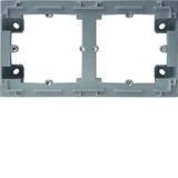 lumina intense Adapter natynkowy podwójny srebrny WL5822 HAGER